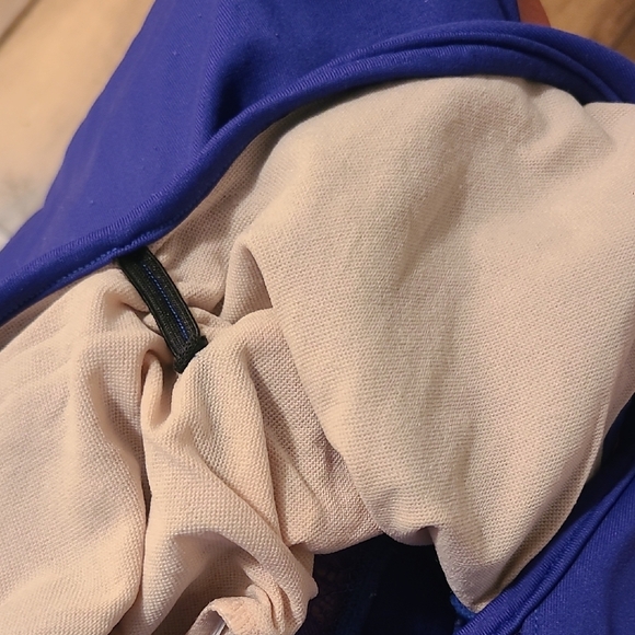 Elegant Royal Blue Lace Leotard Size Small Back Detail EUC Dancer Recital - Picture 6 of 6